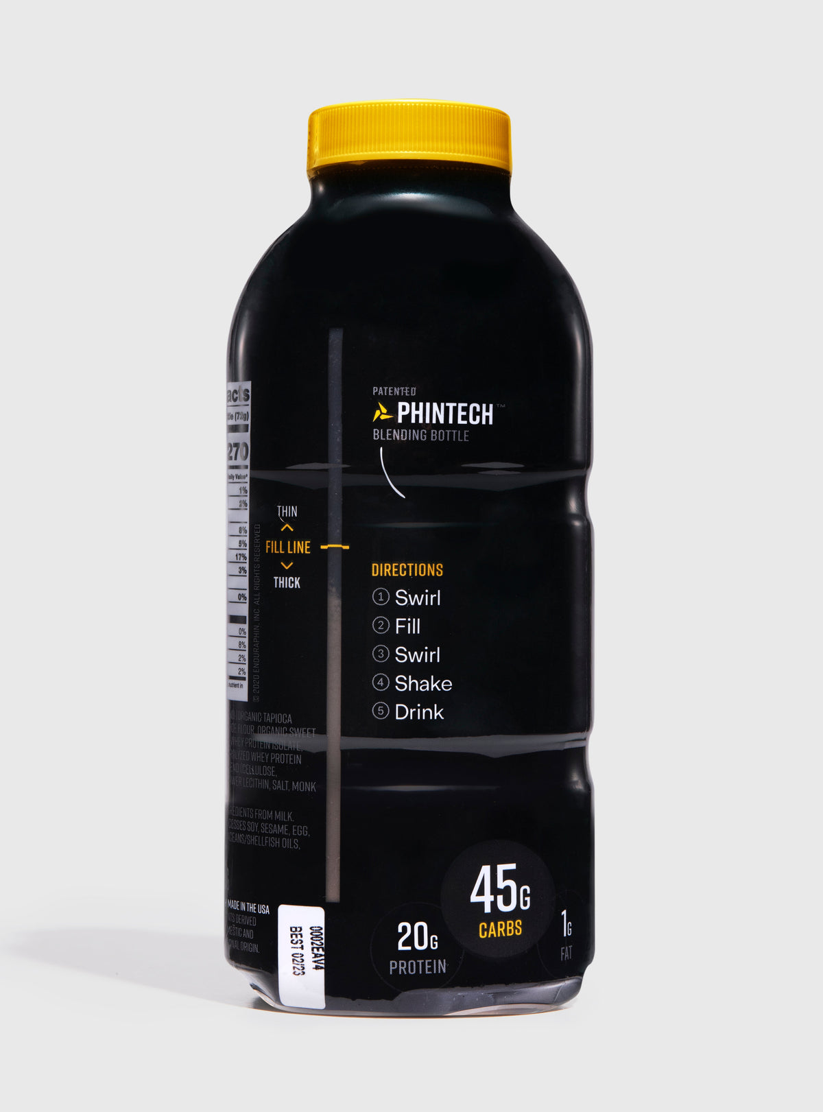 Enduraphin Athletic Fuel PHINTECH™ Bottle - Vanilla