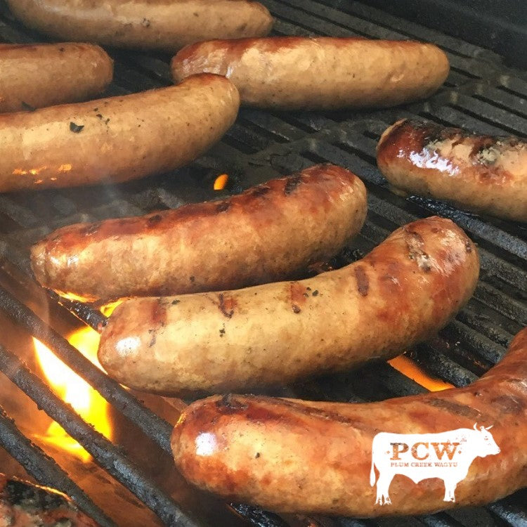 Bratwurst (pkg of 4) - Wagyu Beef