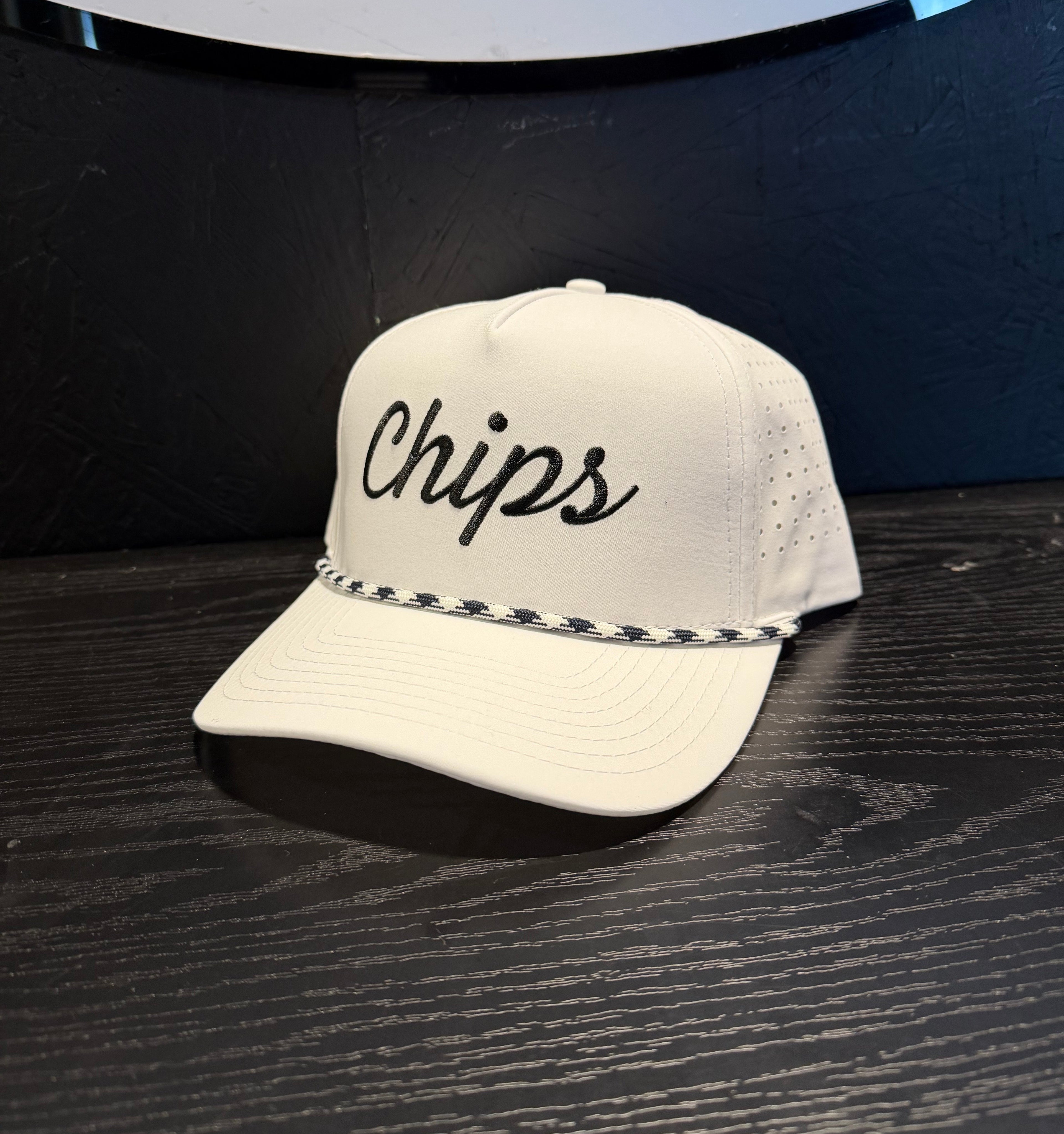 CHIPS Golfer Snapback - White