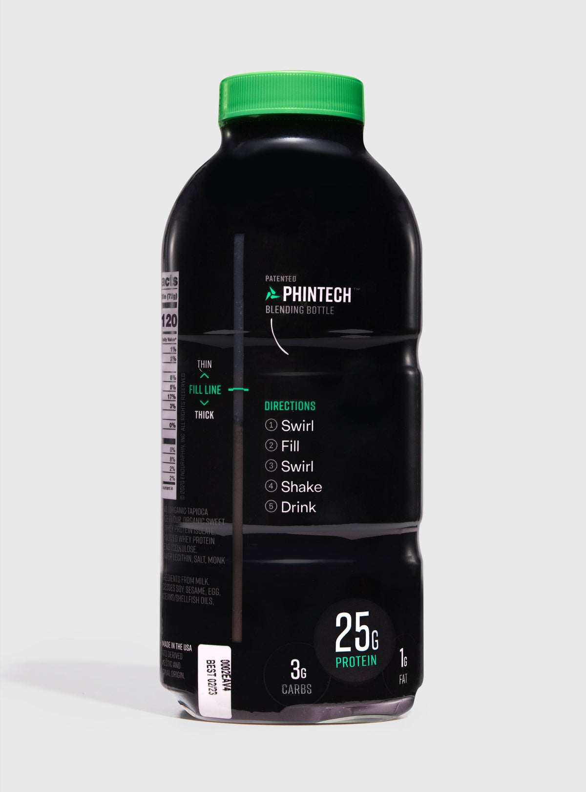 Enduraphin Whey Protein PHINTECH™ Bottle - Chocolate
