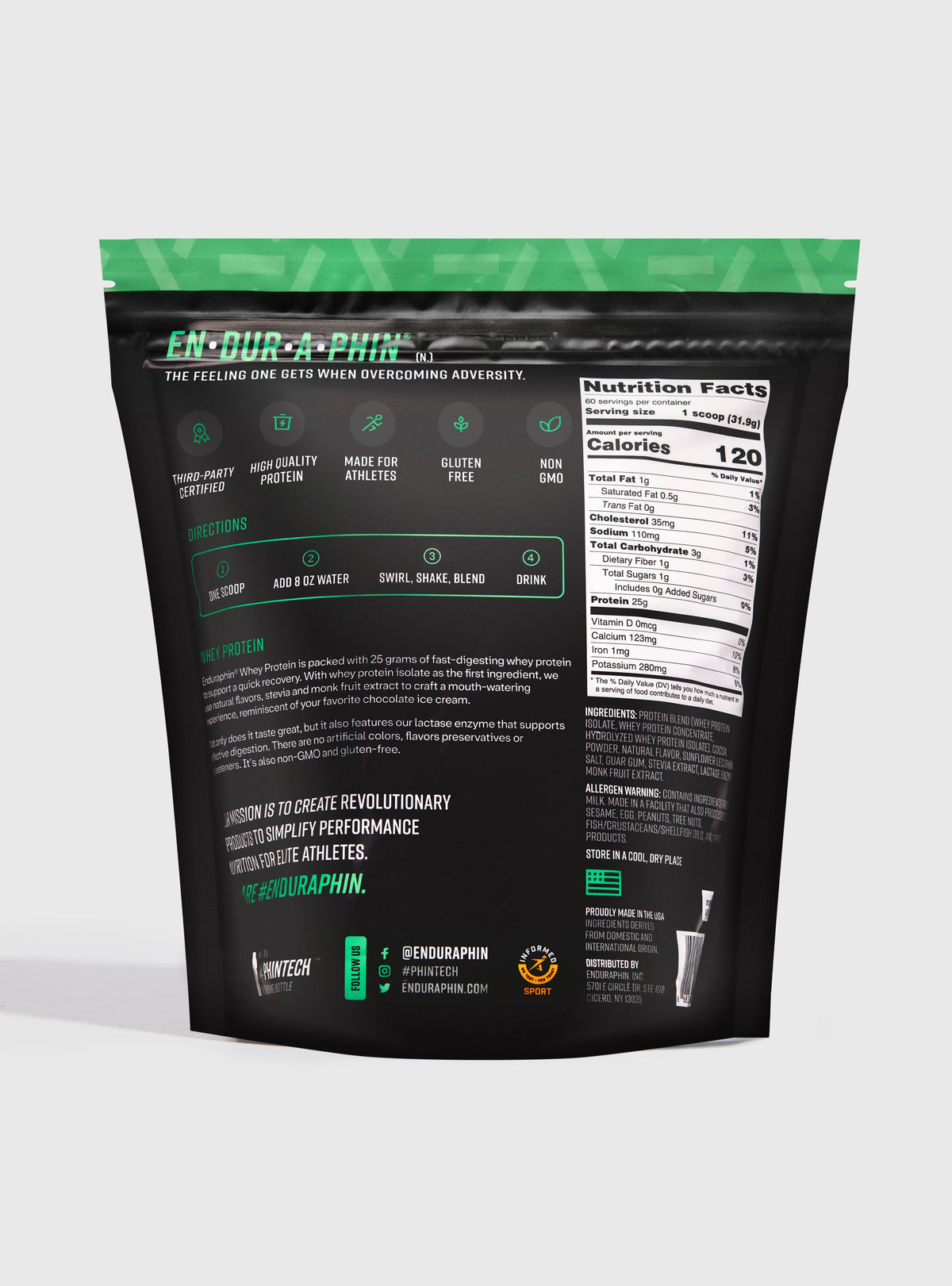 Enduraphin Whey Protein Pouch - Chocolate