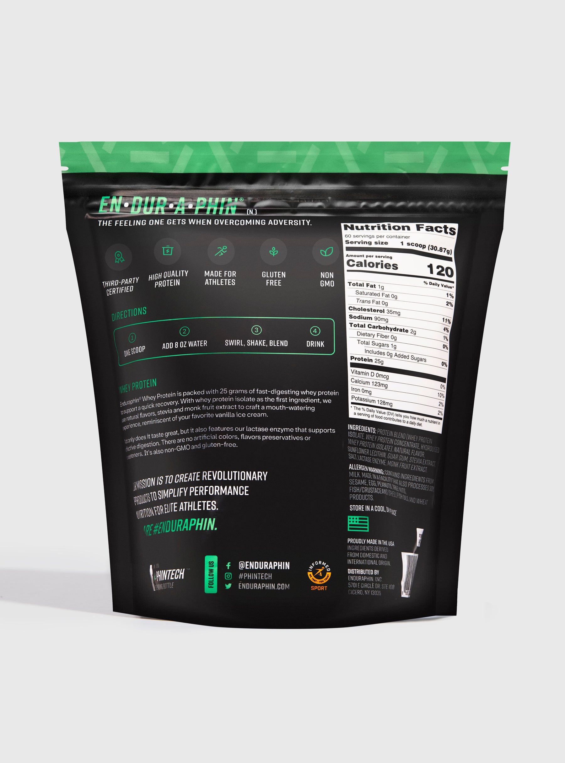 Enduraphin Whey Protein Pouch - Vanilla