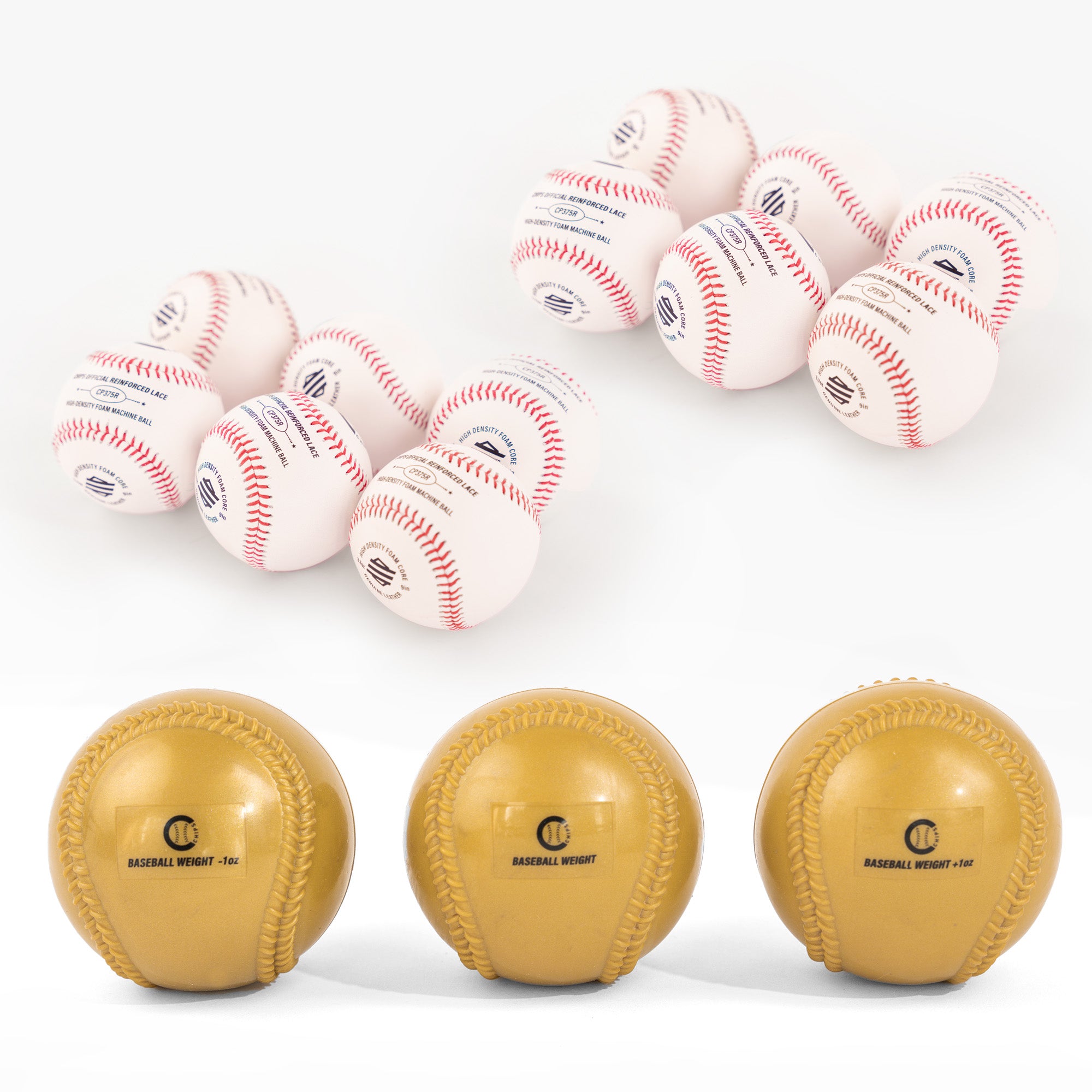CHIPS Ultimate Training Baseballs & SmashSeam Plyo Set Bundle