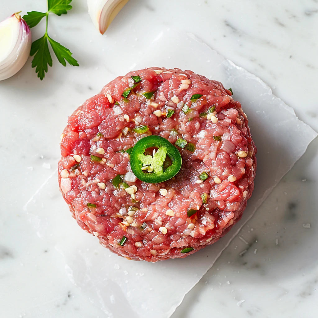 Jalapeno Burger Patties - Wagyu Beef
